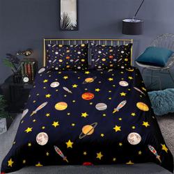 Planets Galaxy Bedding Set Gift For Your Girlfriend Boyfriend Gift For Love Gift For Friend Best Valentine Present Holiday Gift