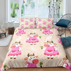Girly Cow Bedding SetsGift For Your Girlfriend Boyfriend Gift For Love Gift For Friend Best Valentine Present Holiday Gift