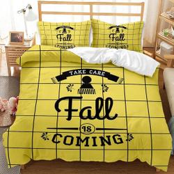 Yellow Black Queen Bedding SetsGift For Your Girlfriend Boyfriend Gift For Love Gift For Friend Best Valentine Present Holiday Gift