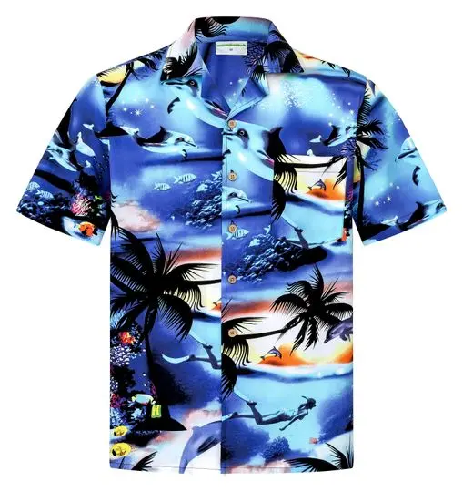 Hawaiian Shirt "Dolphin's Ocean Gift For Your Girlfriend Boyfriend Gift For Love Gift For Friend Best Valentine Present Holiday Gift