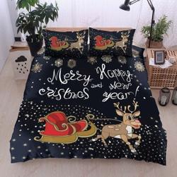Deer Snowflake Christmas Bedding Set Gift For Your Girlfriend Boyfriend Gift For Love Gift For Friend Best Valentine Present Holiday Gift
