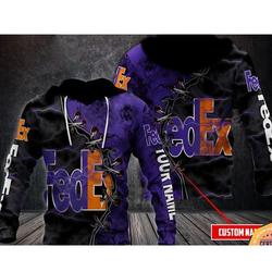 FedEx Express thunder custom name 3D Hoodie