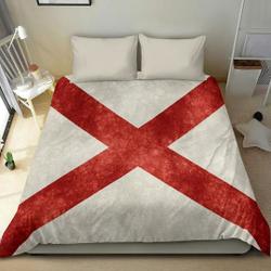 Flag of Alabama Bedding Set Gift For Your Girlfriend Boyfriend Gift For Love Gift For Friend Best Valentine Present Holiday Gift