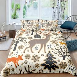 Reindeer Bedding Set Gift For Your Girlfriend Boyfriend Gift For Love Gift For Friend Best Valentine Present Holiday Gift
