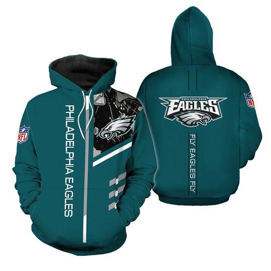 Philadelphia Eagles 3D Hoodie