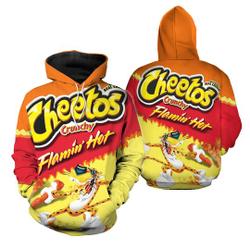 Snack Cheetos Crunchy Flamin Hot Group Halloween 3D Hoodies