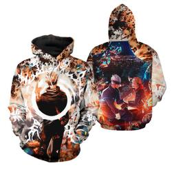 Jujutsu Kaisen Gojo Satoru 3d Printed Pullovers With Different Front And Back, Suitable For Unisex