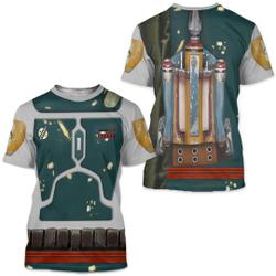 Boba Fett Shirt, Star Wars Costume, Star Wars 3D T-shirt Meaningful Gift For Family Gift For Boyfriend Valentine Gift