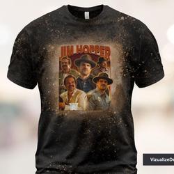Jim Hopper Bleached 3D T shirt Meaningful Gift For Family Gift For Boyfriend Valentine Gift