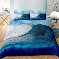 Large Powerful Pasific Sea Storm Bedding Set Gift For Your Girlfriend Boyfriend Gift For Love Gift For Friend Best Valentine Present Holiday Gift