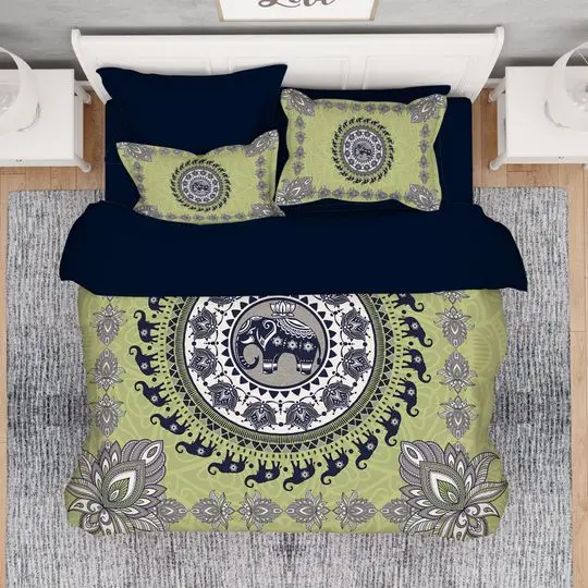 Elephant And Mandala Bedding setsGift For Your Girlfriend Boyfriend Gift For Love Gift For Friend Best Valentine Present Holiday Gift