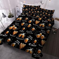 Beer Bedding SetsGift For Your Girlfriend Boyfriend Gift For Love Gift For Friend Best Valentine Present Holiday Gift
