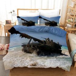 Tank Comforter Cover War Theme  Bedding Set Gift For Your Girlfriend Boyfriend Gift For Love Gift For Friend Best Valentine Present Holiday Gift