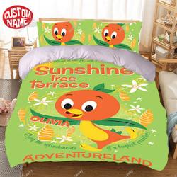 Personalized Funny Orange Bird Bedding Set Gift For Your Girlfriend Boyfriend Gift For Love Gift For Friend Best Valentine Present Holiday Gift