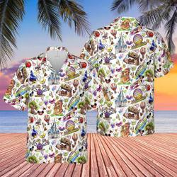 Disney Parks Food Hawaiian Shirt Gift For Your Girlfriend Boyfriend Gift For Love Gift For Friend Best Valentine Present Holiday Gift