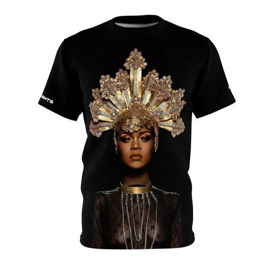 Queen Rihanna Crown T-shirt Tee Riri Bad Girl Meaningful Gift For Family Gift For Boyfriend Valentine Gift