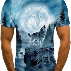 Wolf 3D Print Wolves Animal T Shirt Meaningful Gift For Family Gift For Boyfriend Valentine Gift