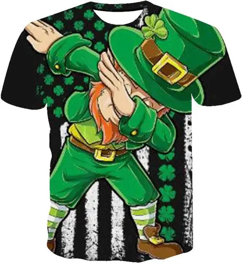 St. Patrick's Day 3D Printed T-Shirt Meaningful Gift For Family Gift For Boyfriend Valentine Gift