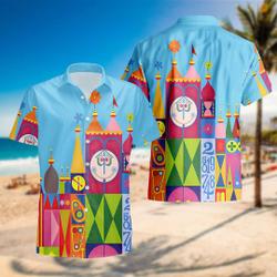 It's A Small World Disney Parks Hawaiian Shirt, Disney Shirt Gift For Your Girlfriend Boyfriend Gift For Love Gift For Friend Best Valentine Present Holiday Gift