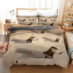Airplane  Bedding Set Gift For Your Girlfriend Boyfriend Gift For Love Gift For Friend Best Valentine Present Holiday Gift