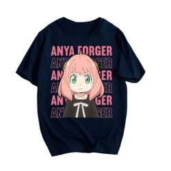 Cartoon SPY��FAMILY ANYA T-Shirt - Summer Casual Loose-Fit Short Sleeve Top Meaningful Gift For Family Gift For Boyfriend Valentine Gift