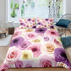 Roses biophilic Bedding Set Gift For Your Girlfriend Boyfriend Gift For Love Gift For Friend Best Valentine Present Holiday Gift