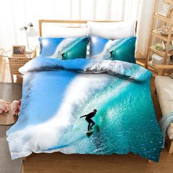 Surfing Bedding Set Gift For Your Girlfriend Boyfriend Gift For Love Gift For Friend Best Valentine Present Holiday Gift
