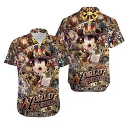 Mickey The World Of Machinery And Technology Hawaiian Shirt Gift For Your Girlfriend Boyfriend Gift For Love Gift For Friend Best Valentine Present Holiday Gift
