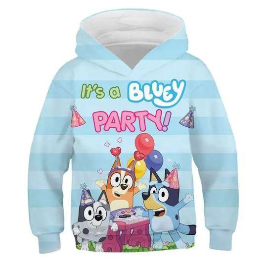BlueyDad Family Hoodie, 3D Hoodie