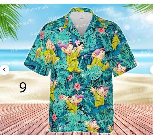 Dopey hawaiin shirt, Donald duck hawaiian shirt, mickey mouse hawaiian shirt Gift For Your Girlfriend Boyfriend Gift For Love Gift For Friend Best Valentine Present Holiday Gift