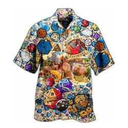 Personalized DND Hawaiian Shirt, Roll for Initiative Hawaiian Shirt, Dungeon and Dragon Beach Holiday Shirt Gift For Your Girlfriend Boyfriend Gift For Love Gift For Friend Best Valentine Present Holiday Gift