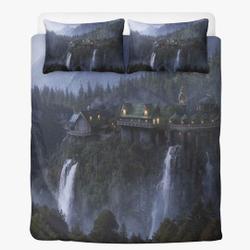 Lord of the rings Duvet, Rivendell Bedding Set Gift For Your Girlfriend Boyfriend Gift For Love Gift For Friend Best Valentine Present Holiday Gift