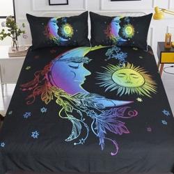 Colorful Moon Bedding SetsGift For Your Girlfriend Boyfriend Gift For Love Gift For Friend Best Valentine Present Holiday Gift