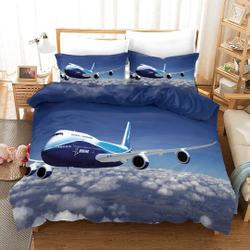 Airplane  Bedding Set Gift For Your Girlfriend Boyfriend Gift For Love Gift For Friend Best Valentine Present Holiday Gift