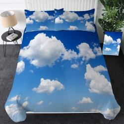 Blue Clouds Bedding SetsGift For Your Girlfriend Boyfriend Gift For Love Gift For Friend Best Valentine Present Holiday Gift