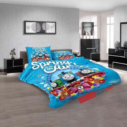 Cartoon Movies Thomas The Tank Engine & Friend Bedding SetsGift For Your Girlfriend Boyfriend Gift For Love Gift For Friend Best Valentine Present Holiday Gift