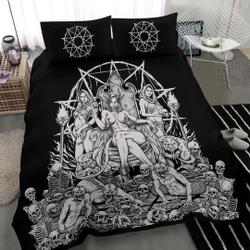 Skull Demon Serpent Flesh Gluttony Throne Bedding Set Gift For Your Girlfriend Boyfriend Gift For Love Gift For Friend Best Valentine Present Holiday Gift