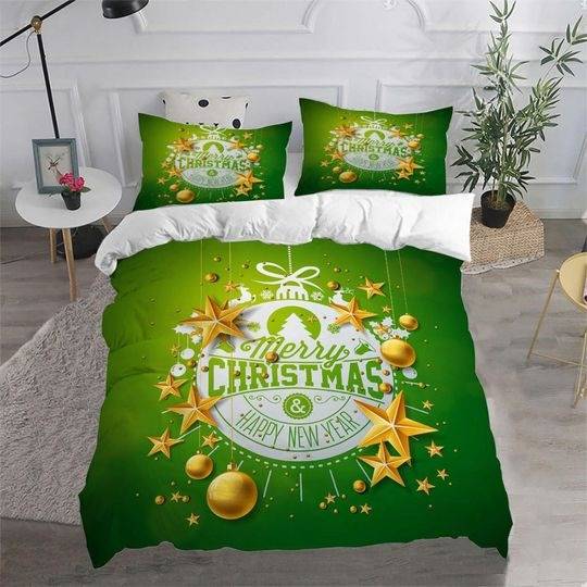 Green Christmas bauble Bedding setsGift For Your Girlfriend Boyfriend Gift For Love Gift For Friend Best Valentine Present Holiday Gift