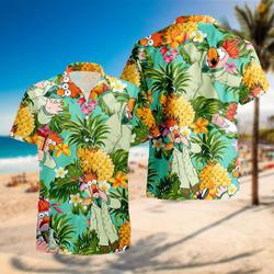 Beaker Hawaii Shirt, Tropical Pineapple Hawaii Shirt Gift For Your Girlfriend Boyfriend Gift For Love Gift For Friend Best Valentine Present Holiday Gift