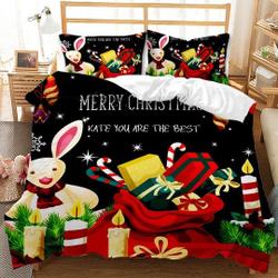 Christmas Celebration Bedding Set Gift For Your Girlfriend Boyfriend Gift For Love Gift For Friend Best Valentine Present Holiday Gift