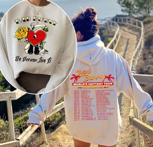 Un Verano Sin Ti Bad Bunny Retro Hoodie