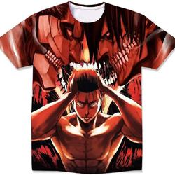 Attack on Titan Novelty 3D Anime Printed T-Shirt Meaningful Gift For Family Gift For Boyfriend Valentine Gift