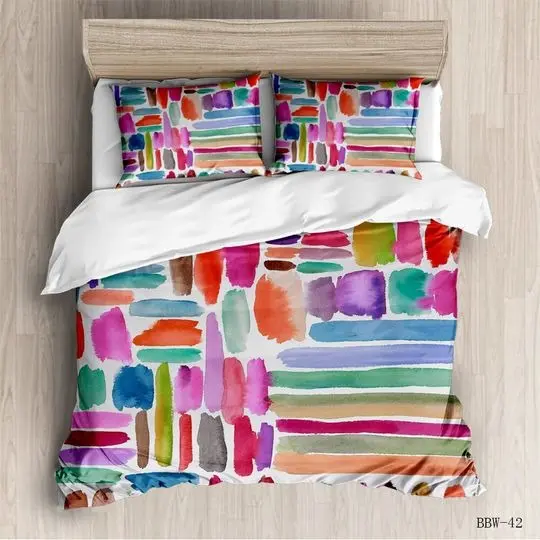 Marble Watercolor Bedding Set Gift For Your Girlfriend Boyfriend Gift For Love Gift For Friend Best Valentine Present Holiday Gift
