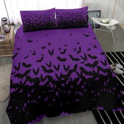 Gothic Bedding Set - Swarming BatsGift For Your Girlfriend Boyfriend Gift For Love Gift For Friend Best Valentine Present Holiday Gift