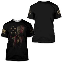 Gruntstyle American Reaper T Shirt Meaningful Gift For Family Gift For Boyfriend Valentine Gift