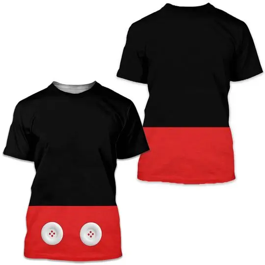 Mickey Mouse Unisex T-Shirt - Halloween Cosplay Running Costume Meaningful Gift For Family Gift For Boyfriend Valentine Gift