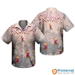 Grumpy Disney Hawaiian Summer Tropical Hawaiian Shirt Gift For Your Girlfriend Boyfriend Gift For Love Gift For Friend Best Valentine Present Holiday Gift