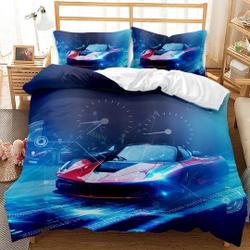 Race Car Bedding Set Gift For Your Girlfriend Boyfriend Gift For Love Gift For Friend Best Valentine Present Holiday Gift
