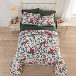 Cardinal And Note Music Christmas Pattern Christmas Bedding SetsGift For Your Girlfriend Boyfriend Gift For Love Gift For Friend Best Valentine Present Holiday Gift