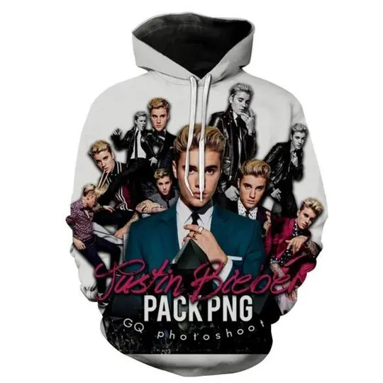 Justin Bieber 3D Full Over Print Hoodie